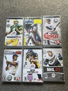 sony psp games bundle NCAA MLB MADDEN RARE Games Boxed Tested - Picture 1 of 2