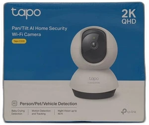 Tp-link Tapo 2k Qhd Pan/tilt Security Camera For Pet Camera, Baby Monitor - Picture 1 of 5