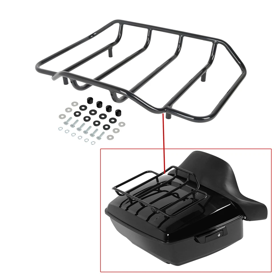Equipaje portaequipajes trasero superior apto para Harley Davidson Electra Glide Foto 1 de 4