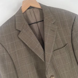 Hart Schaffner Marx Sport Mantel Herren 44R Classic Fit kariert Fensterscheibe 3 Knopf - Bild 1 von 18