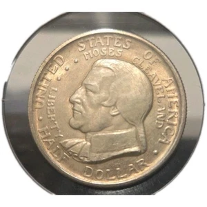 Mezzo dollaro commemorativo del centenario di Cleveland 1936 - 90% argento  - Foto 1 di 4