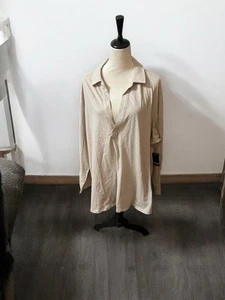 TORRID Heritage Jersey Collared V-Neck Long Sleeve Tee New With Tags Size 3X - Picture 1 of 6