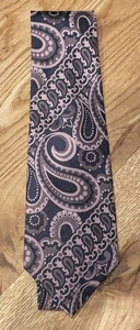 Blau-Lila Krawatte von Commodore - Bild 1 von 2