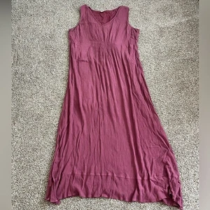 Soft Surroundings Pink Maxi Sundress Sleeveless Casual - Picture 1 of 10