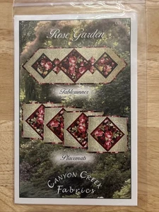 Rosengarten CCF#154 Läufer Tischsets Muster Canyon Creek Stoff - Bild 1 von 2