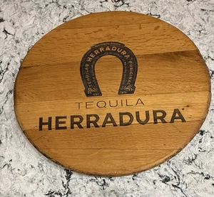 VINTAGE HERRADURA TEQUILA FASSKOPF OBERDECKEL HÄNGESCHILD WERBESCHILD BAR - Bild 1 von 5