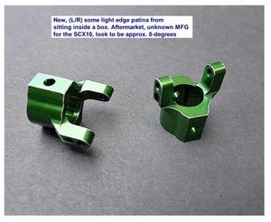 1-pair Front Alloy C-Hub Carriers Green for Axial SCX10 Aftermarket New Unused - Picture 1 of 3