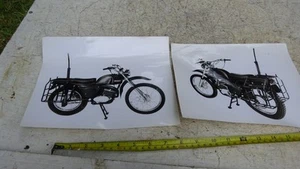 Original Rickman Motorrad Militär Polizei 125cc Zundapp Pressemitteilung Fotos - Bild 1 von 12