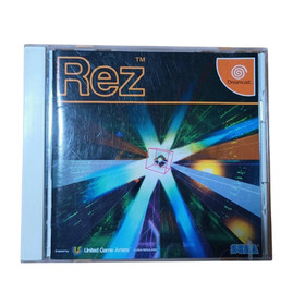 Rez Dreamcast shooting game DC So