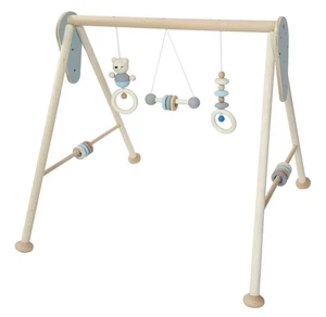 HESS Babyspielgerät nature blue – Spieltrapez aus Holz für Babys - Wie neu - Bild 1 von 4