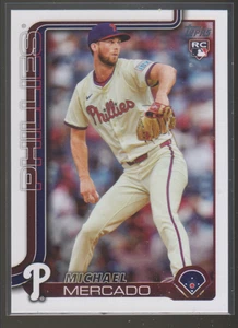 Topps #582 2025: Michael Mercado (RC) - Imagen 1 de 1