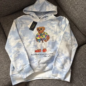 Polo Bear by  Ralph Lauren Boys Hooded Sweatshirt- M(10-12)- New With Tags- $80 - Picture 1 of 3