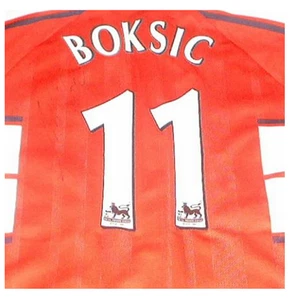 BOKSIC 11 1997-2007 MIDDLESBROUGH BLANCO JUGADOR TALLA FIELTRO - Imagen 1 de 1