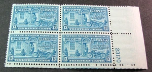 US Stamp Plate Block Scott# E17 Special Delivery MNH 1944 H377 - Picture 1 of 1