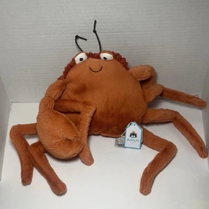 Jellycat London Crispin Crab Stuffed Animal Plush Orange Soft Corduroy BNWT - Picture 1 of 4
