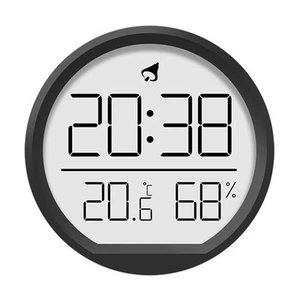 Convenient Indoor Clock with Temperature Humidity and Date Display Compact Size - Picture 1 of 34