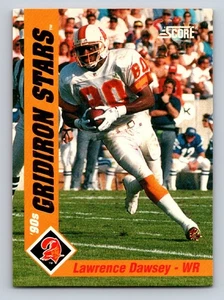 1992 Score - Gridiron Stars Lawrence Dawsey #4 - Picture 1 of 2