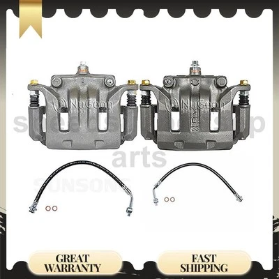 4x Pinzas de freno delanteras con mangueras para Nissan Xterra 2000 Foto 1 de 4