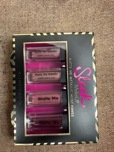 Sleek Matte Me Metallic Must Haves 4 3ml Lip Creams Set - Picture 1 of 2