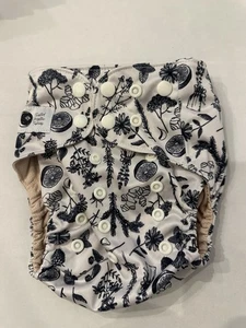 Twisted Mystic Tushies Cloth Diapers FS Set Of 5 New. Flowers And Herbs - Picture 1 of 7