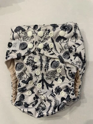 Twisted Mystic Tushies Cloth Diapers FS Set Of 5 New. Flowers And Herbs - Image 1 of 4