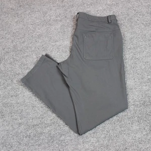 Lululemon ABC Pants Men's 36X32 Gray Chino Preppy Performance 5 Pocket - Picture 1 of 20