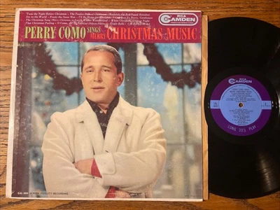 Perry Como Sings Merry Christmas Music LP RCA Camden Mono Holiday VG- - Image 1 of 4