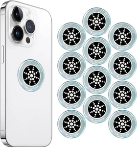 12 Pièces Autocollants de Protection Bloqueur de Téléphone Portable Neutralisants pour Téléphones Intelligents, - Photo 1 sur 12