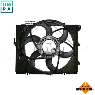 FAN ENGINE COOLING 47209 FOR N46B20A/B20C/B20B/B20CC/B20CD/B20E/B20BD 2.0L 4cyl - Image 1 of 4