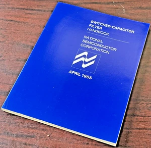 Manual de filtro de condensador conmutado NATIONAL SEMICONDUCTOR 1985, BONITO - Imagen 1 de 2
