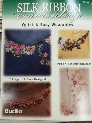 Bucilla Silk Ribbon Embroidery Quick and Easy Wearables #99108 - Image 1 of 2