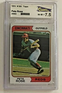 1974 Topps Pete Rose #300  Champs 7.5 like PSA 7 NM - Picture 1 of 2
