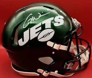 Garrett Wilson Signed NY Jets Full Size Speed Authentic Helmet - Fanatics COA - Picture 1 of 1