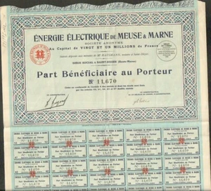 Energie Electrique de la MEUSE & MARNE (SAINT-DIZIER 23) (V) - Bild 1 von 1