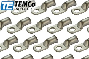 Lote de 50 anillos orificios de 1/0 3/8" terminal lengüeta chapado en cobre calibre AWG - Imagen 1 de 7
