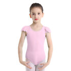 Girls Ballet Dance Basic Leotards Kids Gymnastics Sleeveless Jumpsuits Dancewear