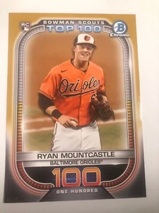 2021 Bowman Scout's Top 100 Jumbo 5x7 Ryan Mountcastle Orioles BTP-100 /10 - Picture 1 of 1