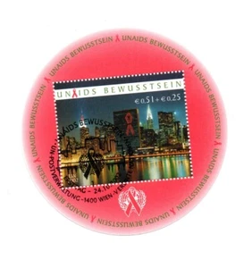 UNO/UN (Vienna) 2002 sheet UNAIDS/Aids stamps (Michel Block 16) nice used - Picture 1 of 1