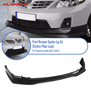 Front Bumper Lower Spoiler Splitter Lip Body Kit For Toyota Corolla 2011-2013 - Foto 1 di 22