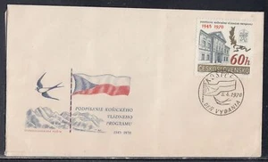 Czechoslovakia Scott 1680 FDC - Kosice Program, 25th Anniv. - Picture 1 of 1