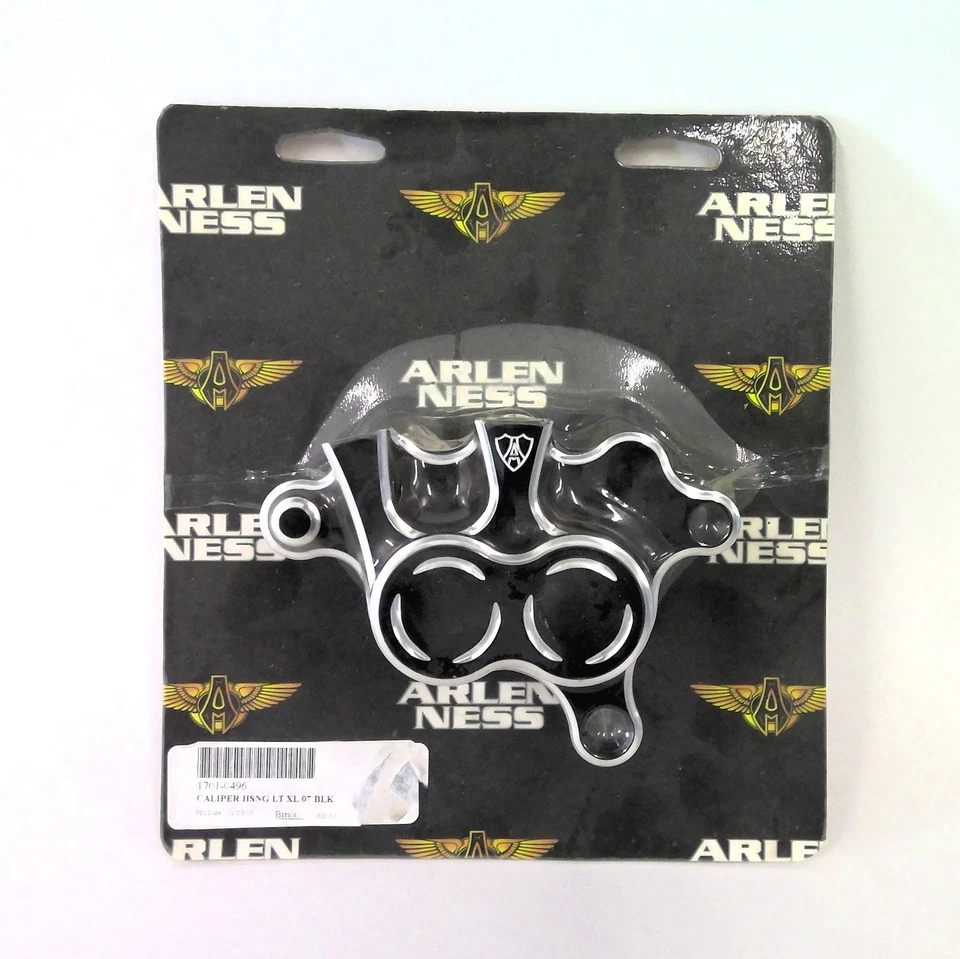 Arlen Ness Black Billet Front Left Brake Caliper HOUSING 2007-2014 XL AN02-862 - Image 1 of 4