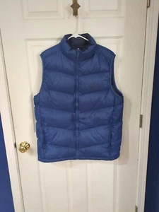 Mountain Hardware Men's Down Puffer Vest Blue Size XL - Picture 1 of 7