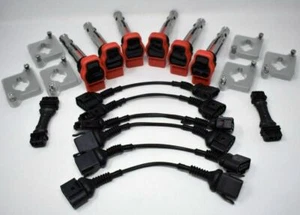 Audi 2.7T FSI Coil Conversion Harness ICM By Pass Kit CoilPack Plates S4 RS4 B5 - Picture 1 of 11