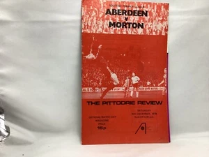 Aberdeen v Morton  Scottish Premier League December 1978 - Picture 1 of 1