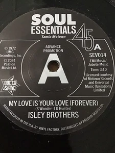 The Isley Brothers -My Love Is Your Love / Tell Me It’s Just A Rumour- Demo Mint - Picture 1 of 2