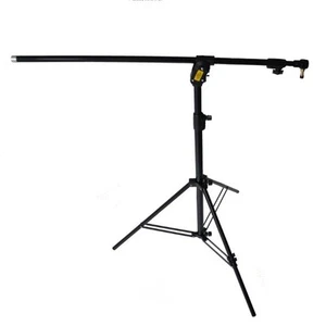 Manfrotto 420NSB Combi Boom Stand black Stativ Galgen Convertible Boom Dreibein - Picture 1 of 2
