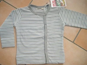 (X39) Imps & Elfs unisex Baby Langarm Jacke mit Logo Aufnäher zum Knöpfen gr.62 - Bild 1 von 2