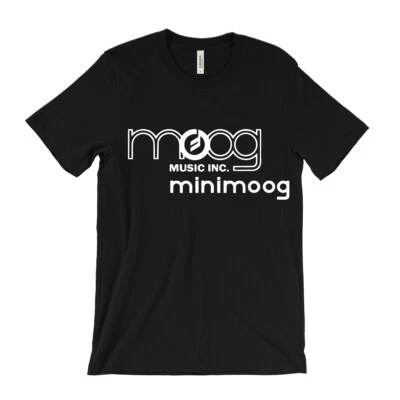 T-Shirt Moog - Music Inc. - Sintetizzatore Analogico - Minimoog - Roland - Immagine 1 di 2