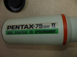 Pentax 75 ED HF II Original Band mit Zenitprisma Betrieb bestätigt - Bild 1 von 4