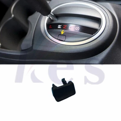 Cubierta de botón de liberación de bloqueo de palanca de cambios A/T negra 1 pieza para Honda Fit 2009-2014🪐 Foto 1 de 4
